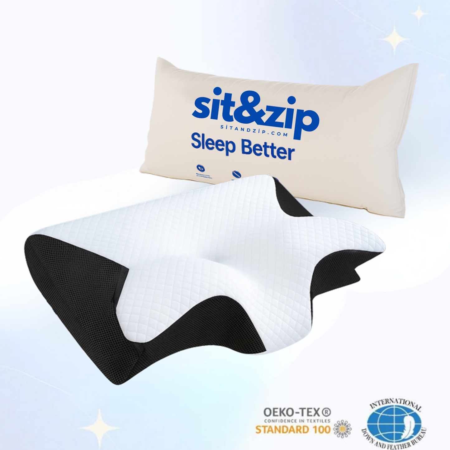 Sit&Zip® Contour Relief Pillow