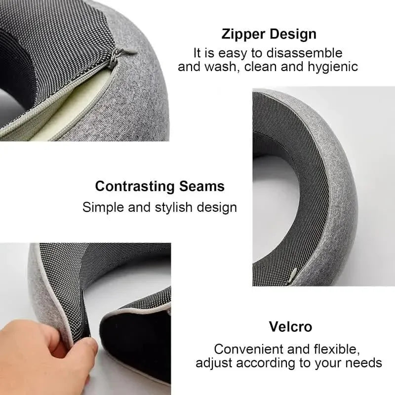 Sit&Zip® Memory Foam Travel Pillow