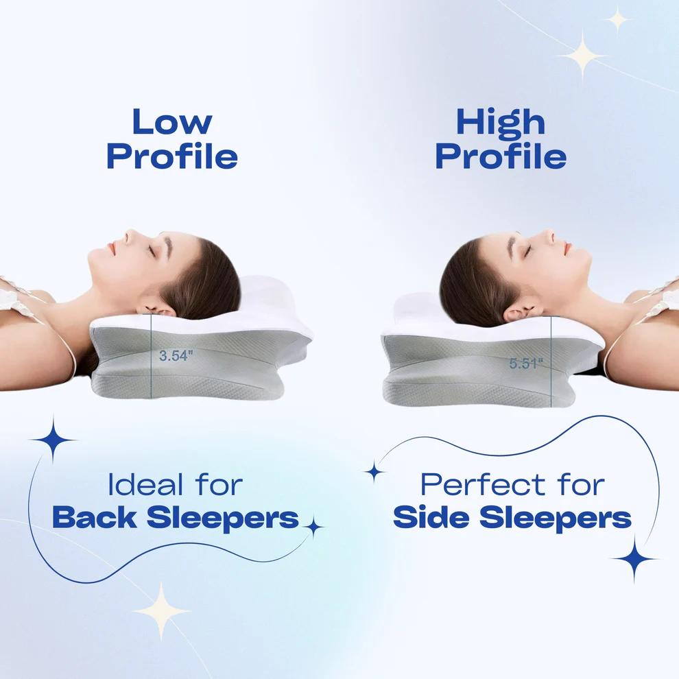 Sit&Zip® Contour Pillow 2.0 : Elevated & Enhanced Thickness